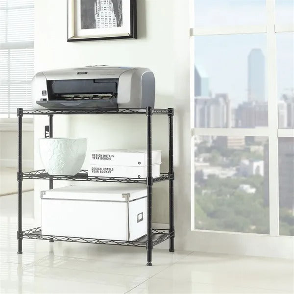 Concise 3 Layers Carbon Steel  PP Storage Rack, Kitchen Storage Rack RT