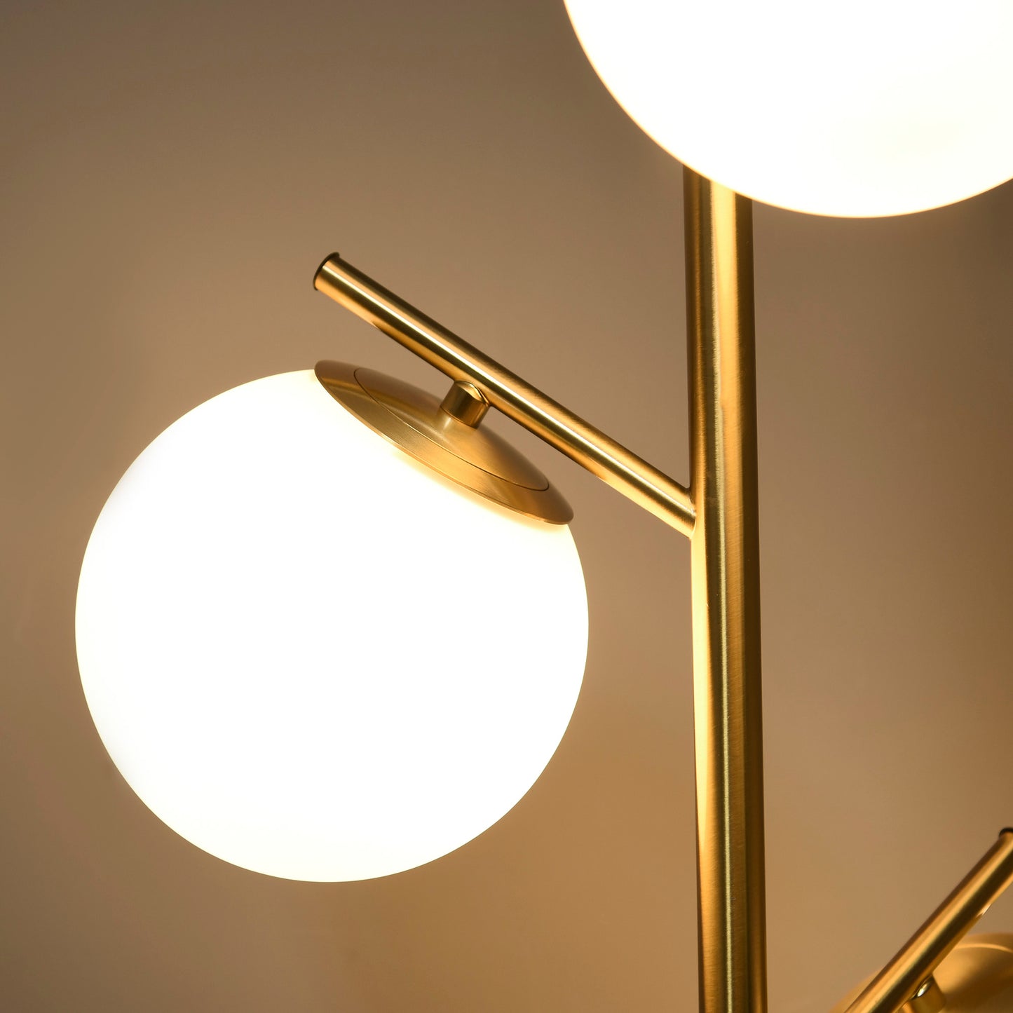 Modern 3-Light Floor Lamp for Living Room – Tree Standing Ambient Lighting