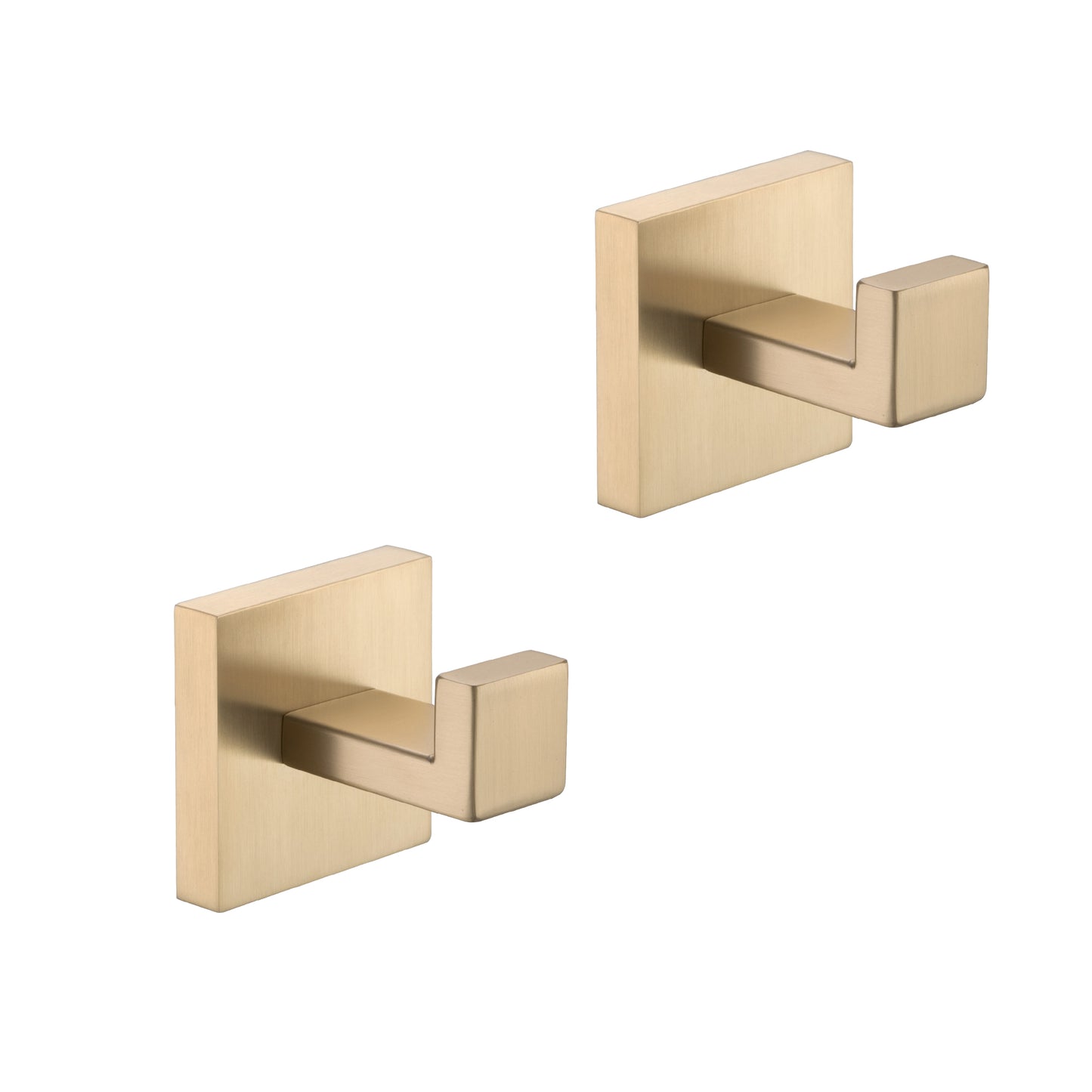 2 Pack Wall-Mounted Stainless Steel Bathroom Towel Hooks Coat Hooks For Bathroom, Bedroom, Kitchen