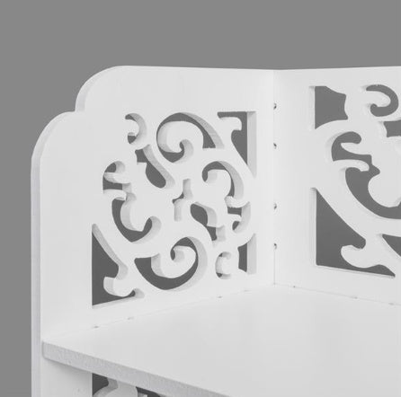 Wood Plastic Board -6-story Carved Shoe Rack
