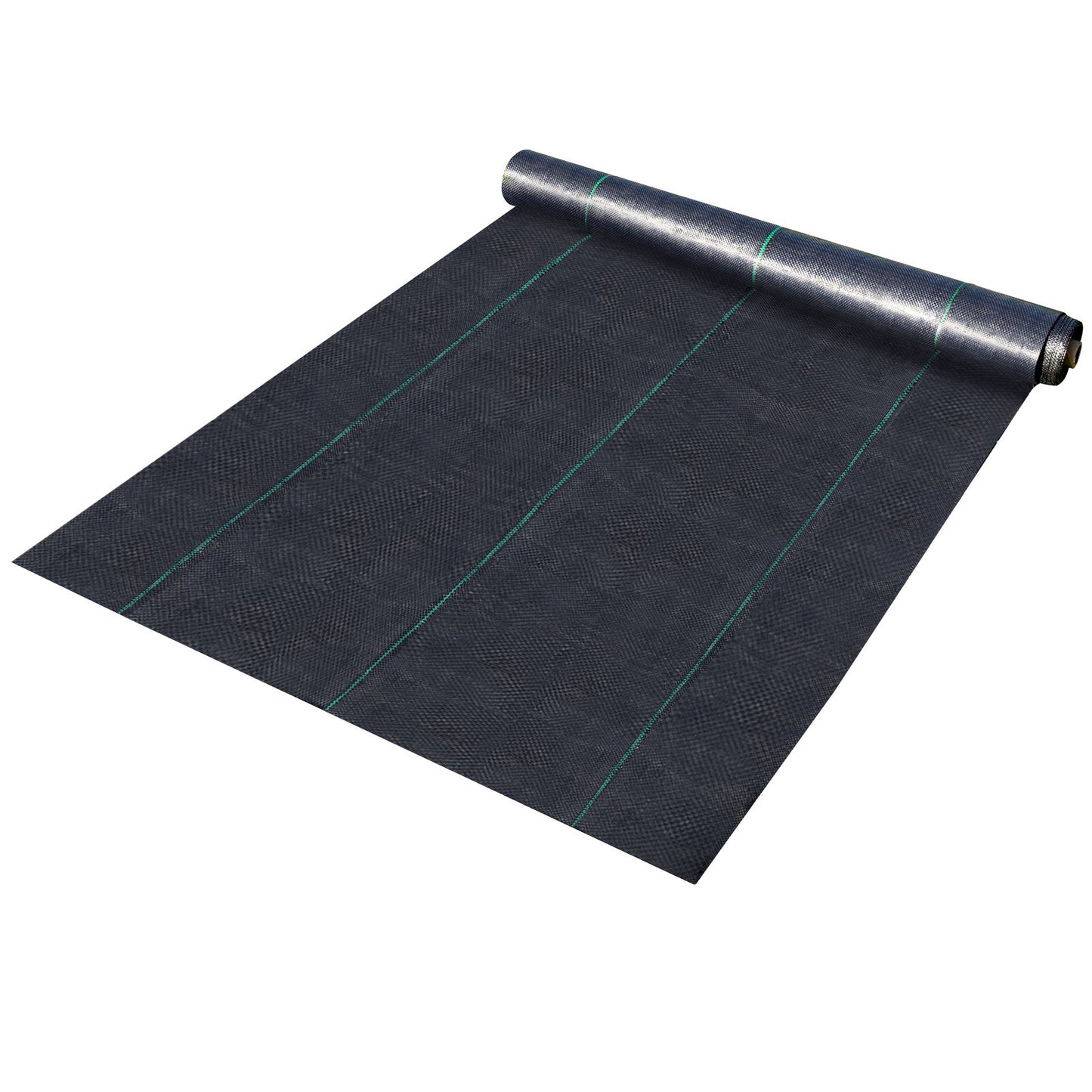 3FTx50FT Premium Weed Barrier Fabric Heavy Duty 5OZ, Woven Weed Control Fabric, High Permeability Good For Flower Bed, Geotextile Fabric For Underlayment, Polyethylene Ground Cover