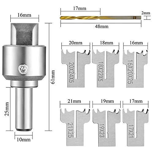 13 Piece Ring Drill Set, Wood Ring Drill Bit Steel Wood Bead Drill For DIY Rings Making