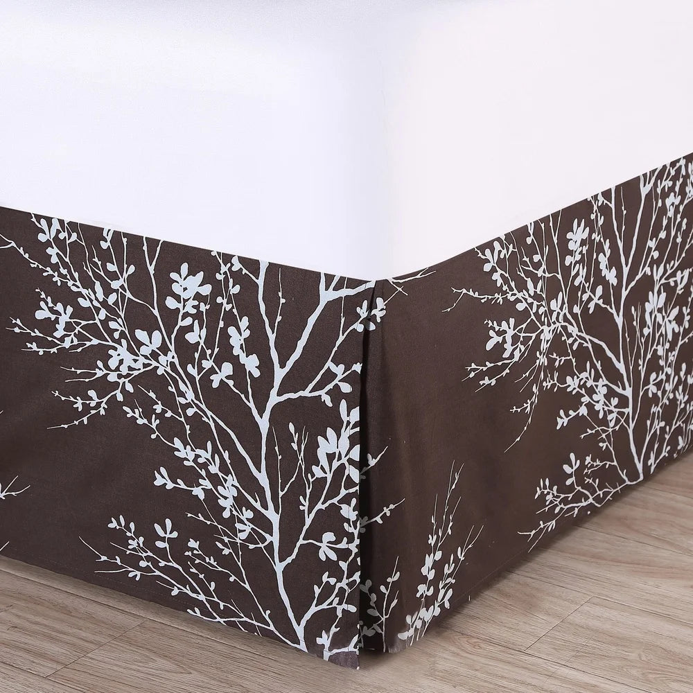 8-Piece Reversible Comforter Set Queen Soft Microfiber Bed in a Bag Hypoallergenic Includes Sheets Shams Pillowcases Bedskirt