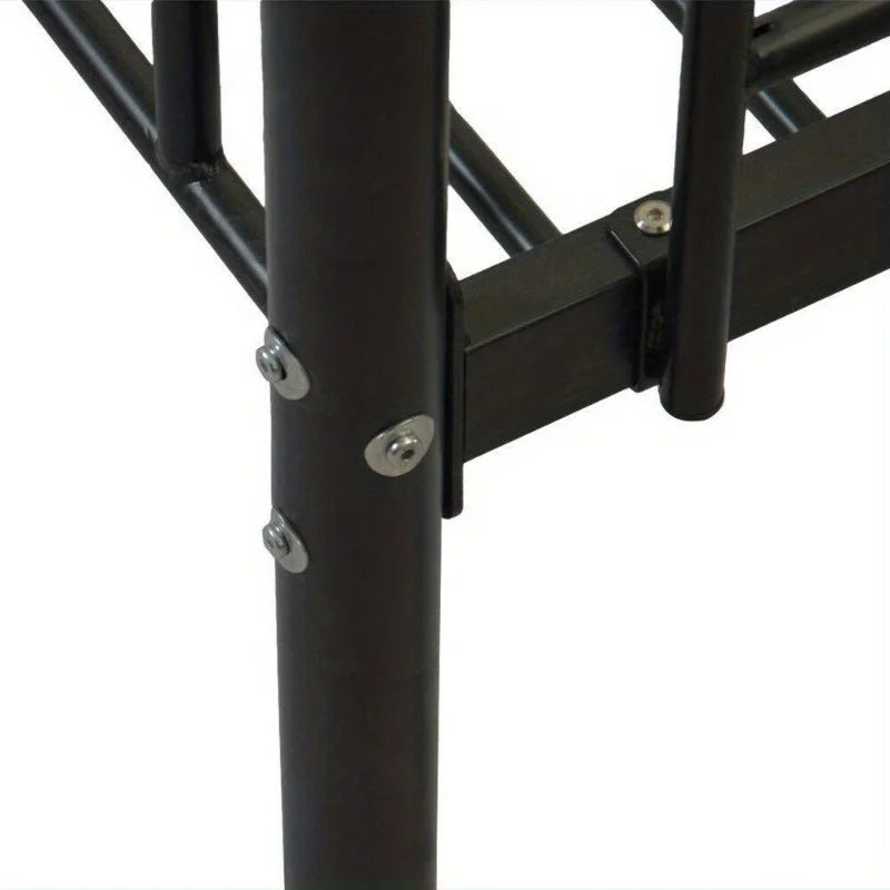 Modern Metal Twin over Twin Bunk Beds Frame Ladder Adult Children Bedroom Dorm