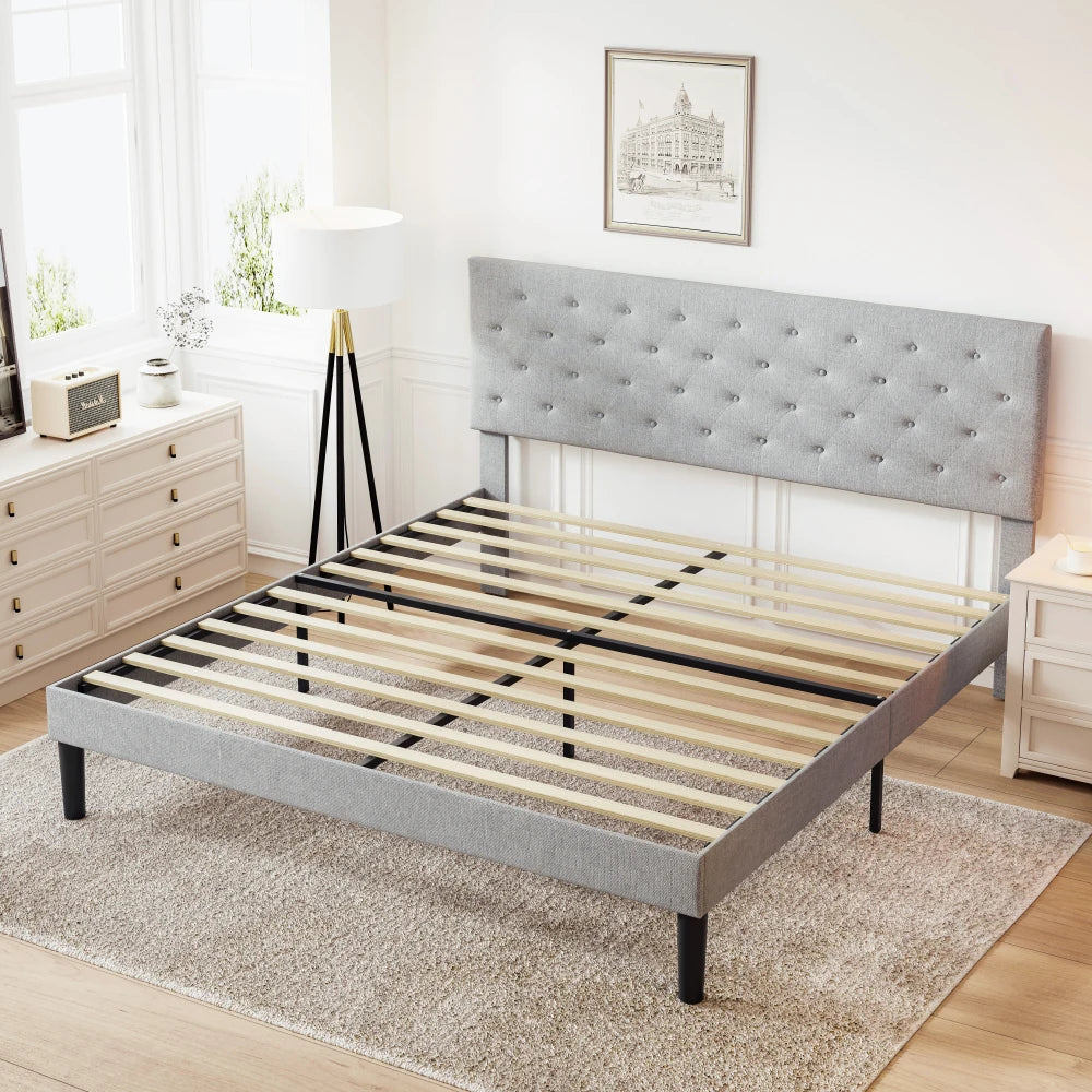 Table Bed Bedroom Aesthetic Modern Multifunctional Queen Bed Frame Double Cama De Lujo Para Dormitorio Decoration Accessories
