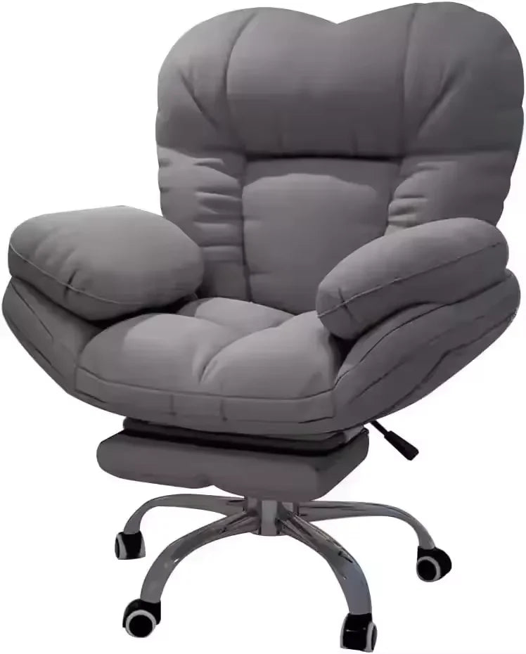 Dark Gray Recliner Gaming Chair – Home Office Desk Chair with Lift & Armrests