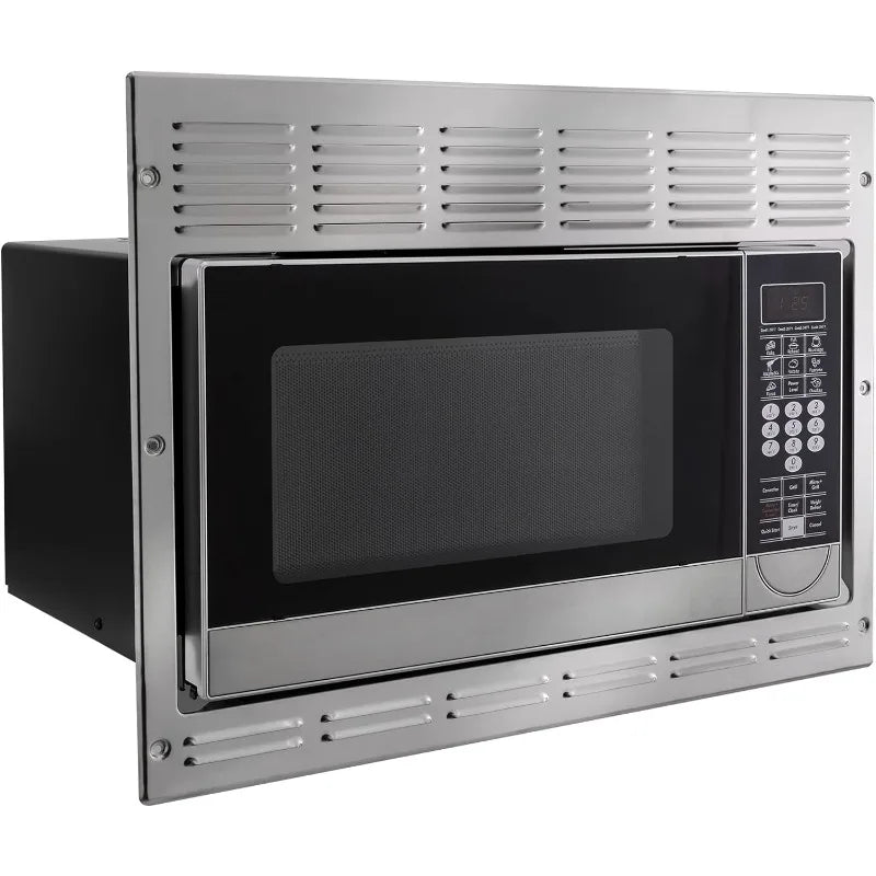 RecPro RV Convection Microwave – 1.1 cu. ft Stainless Steel 120V Appliance, Direct Replacement for Greystone