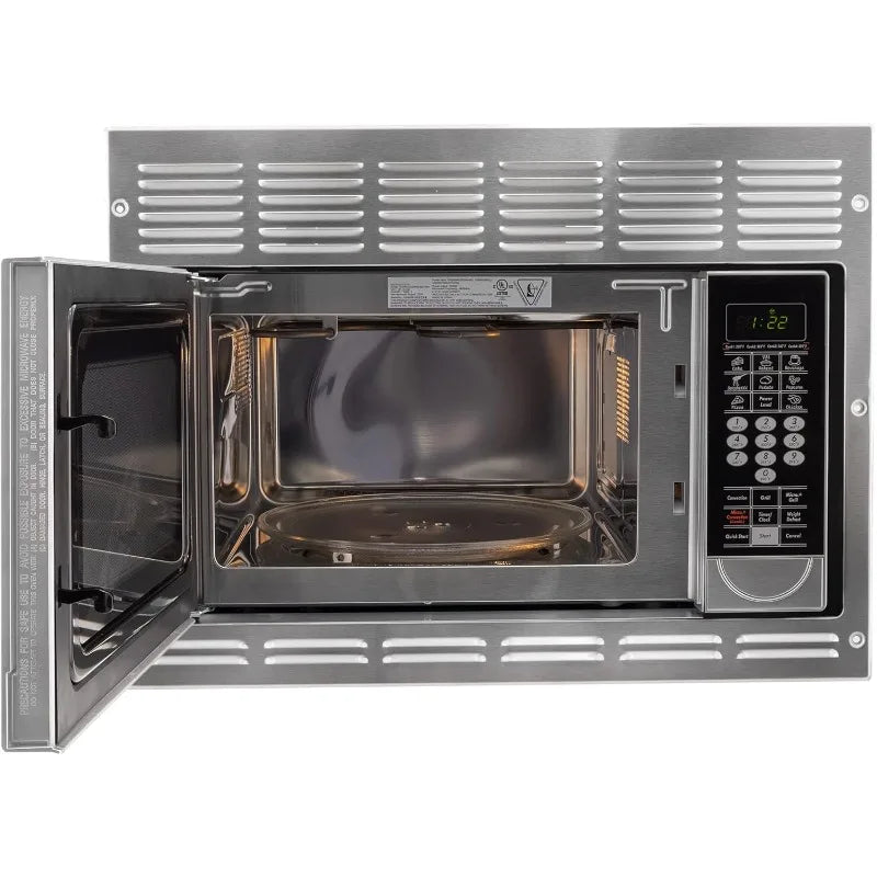 RecPro RV Convection Microwave – 1.1 cu. ft Stainless Steel 120V Appliance, Direct Replacement for Greystone