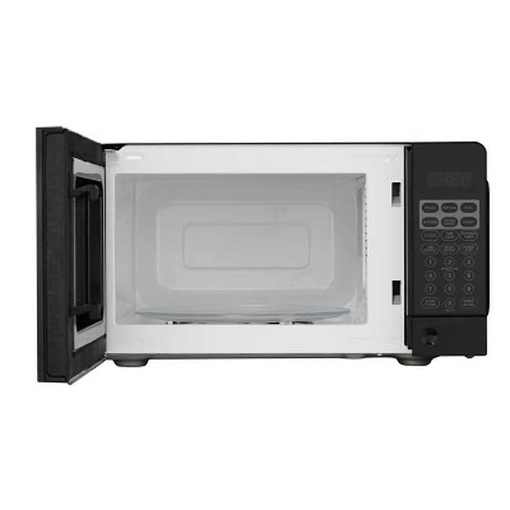 700W Countertop Microwave Oven 0.6cu ft Compact Kitchen Appliance with Green LED Display 10 Power Levels 6 Quick Cook Menus