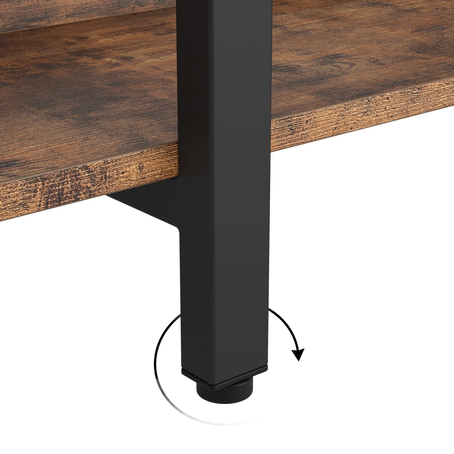 IRONCK Triple Wide 5-Tier Bookcase, Large Open Shelves with Back Fence, Brown