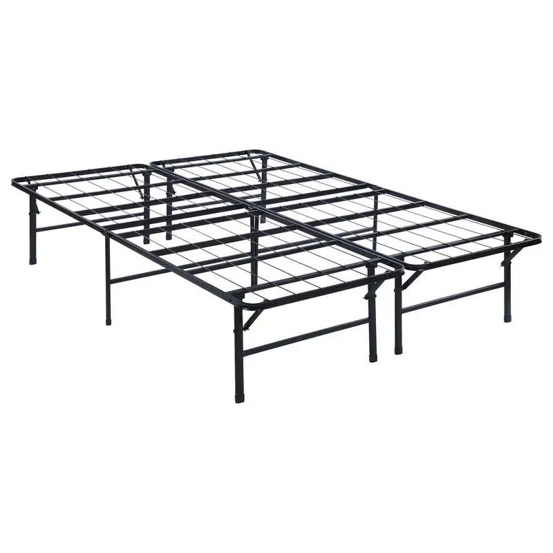 Black Queen Mattress Support Frame, Durable Foundation for Stability & Comfort