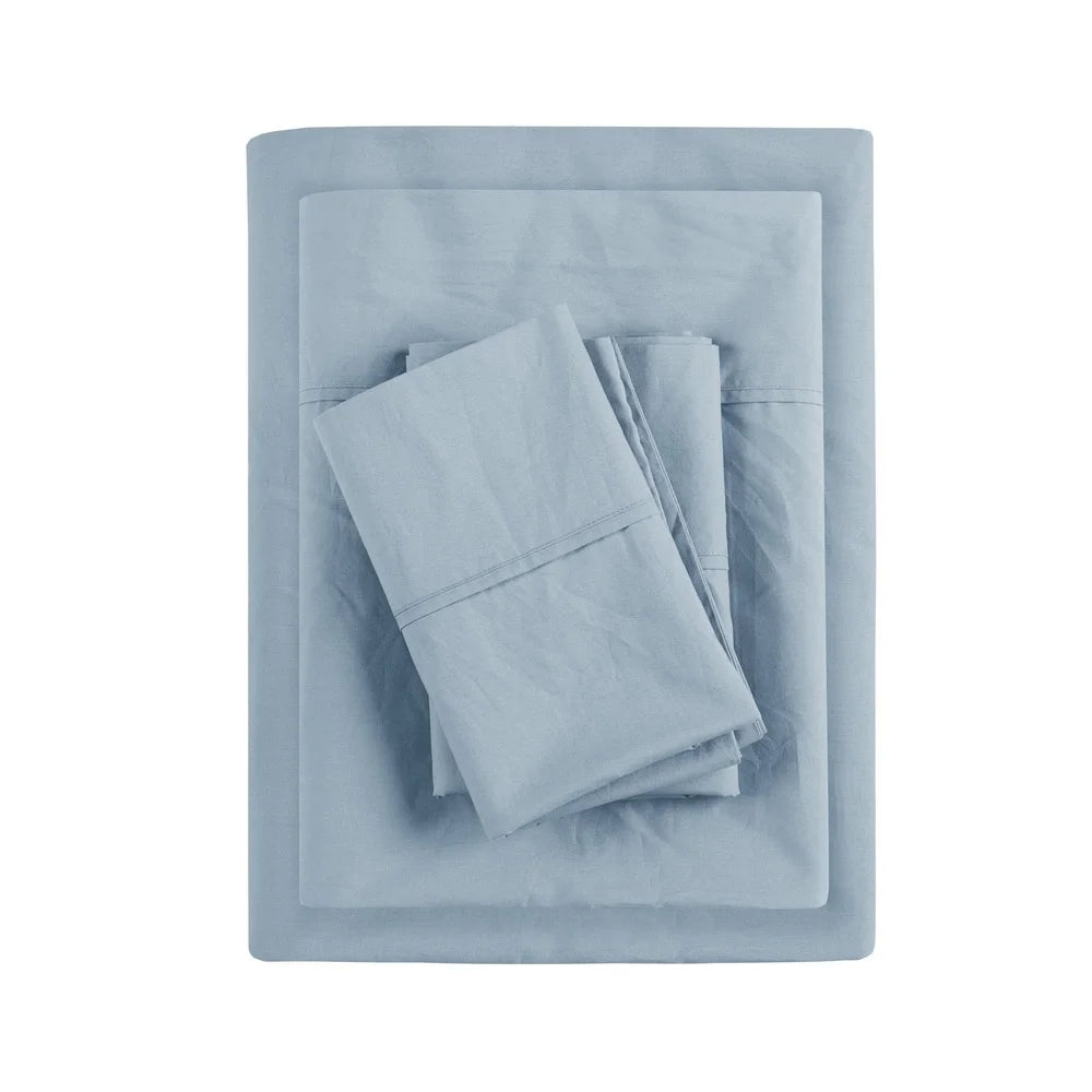 200 Thread Count Cotton Percale Sheet Set – King