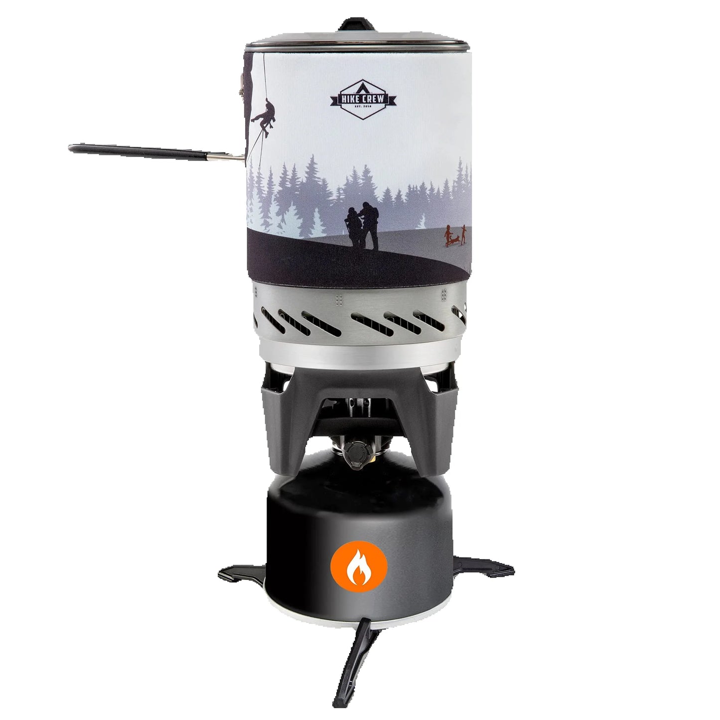 Hike Crew Portable Stove & Cooking System – Compact Outdoor Burner with 1L PotHike Crew stove, portable cooking system, camping stove with pot, 1L outdoor stove, backpacking cooking gear, compact camping burner, travel cook