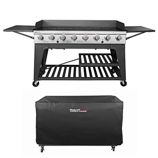 Royal Gourmet 8-Burner Propane Gas BBQ Grill – Large Outdoor Cooking Station