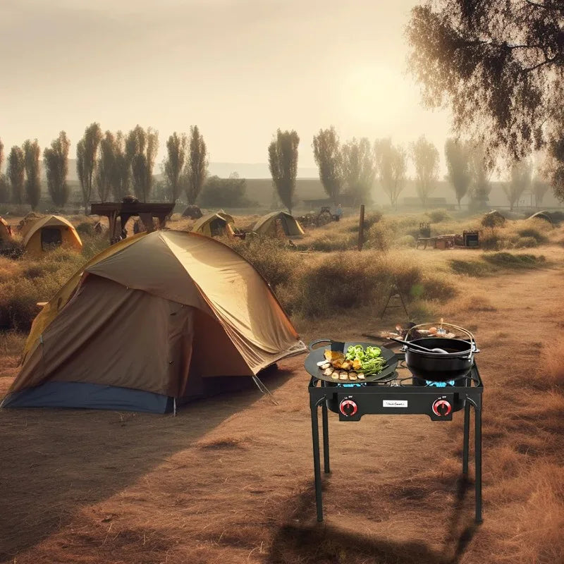 Vivicreate 20 PSIG Propane Gas Regulator – High Pressure for Outdoor Camping, BBQ Grill & Stove Burner