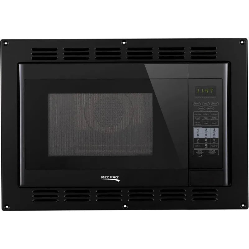 RecPro RV Convection Microwave – 1.1 cu. ft Black, 120V | Direct Replacement for High Pointe & Greystone