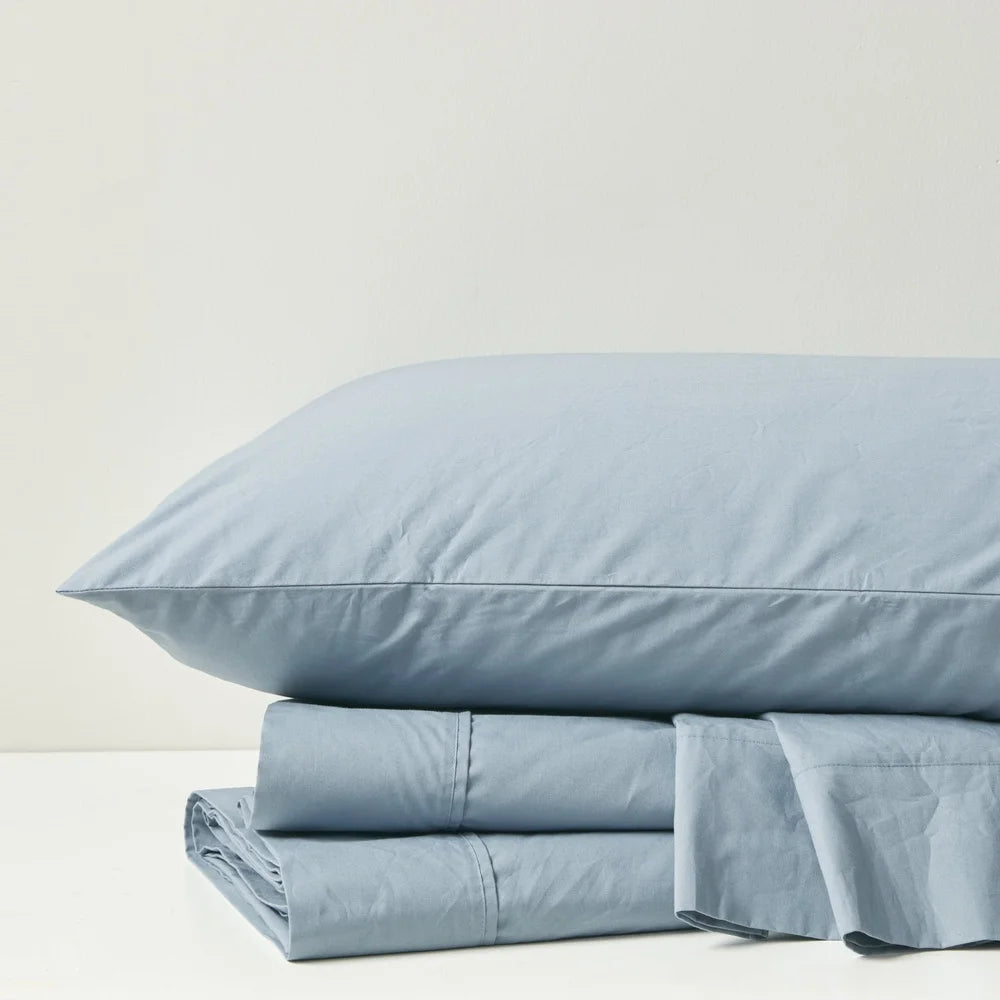 200 Thread Count Cotton Percale Sheet Set – King