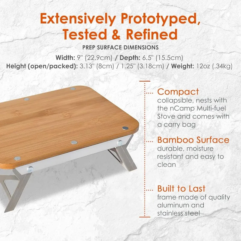 nCamp Kitchen-to-Go 5-Piece Bundle – Portable Outdoor Cooking Set