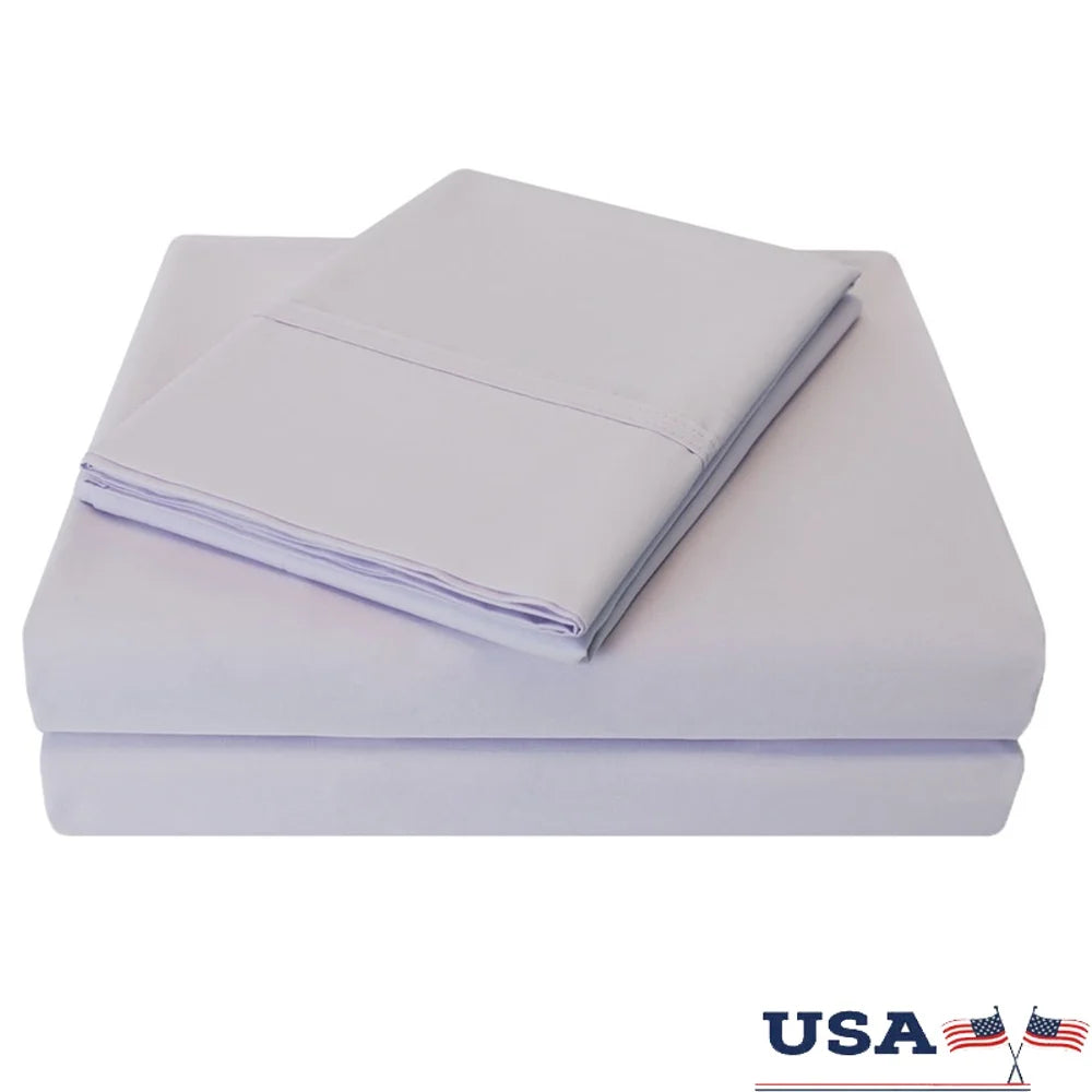 Cotton Percale 300-Thread Count Sheet Set – California King Deep Pocket