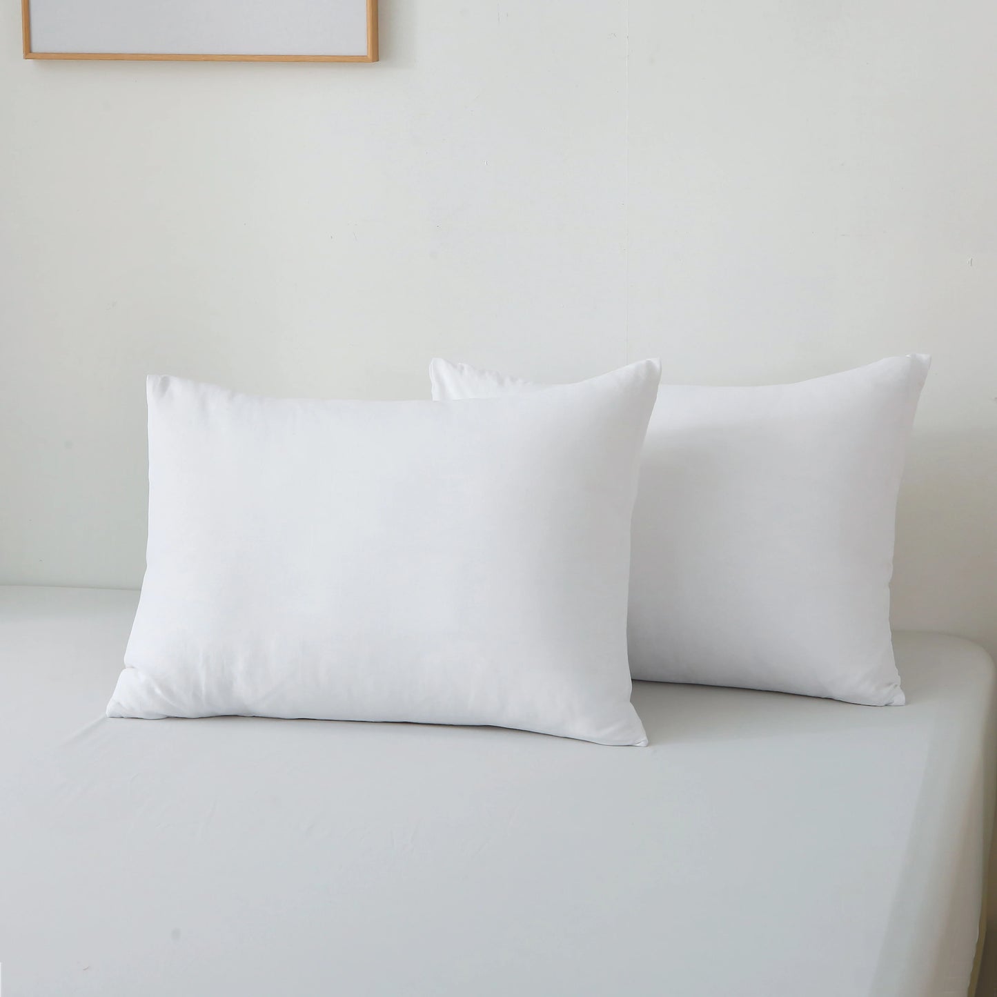 3-Piece Solid White Duvet Cover Set with Pillow Shams – King Size (Comforter Not Included)