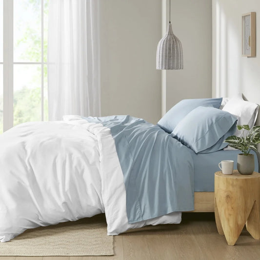 200 Thread Count Cotton Percale Sheet Set – King