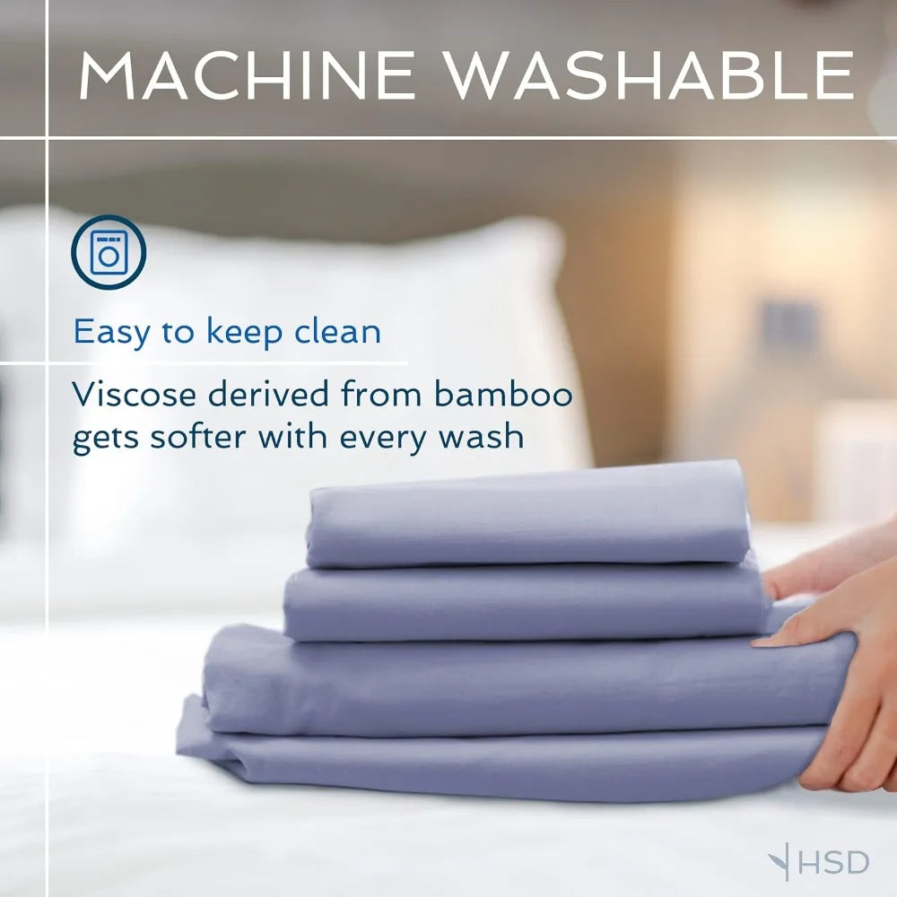 6-Piece Luxury Hotel Bed Sheets – Queen