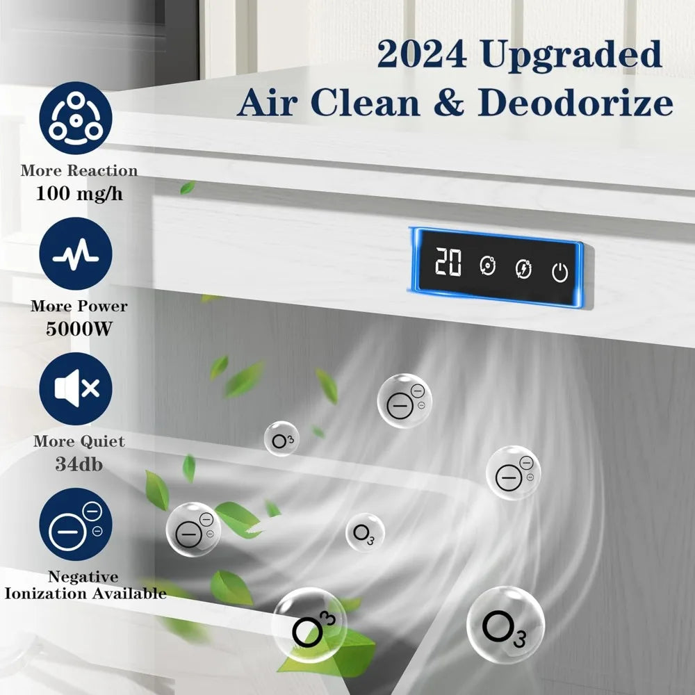 Out Trash Can Cabinet – Hidden Kitchen Garbage Bin with Odor Control