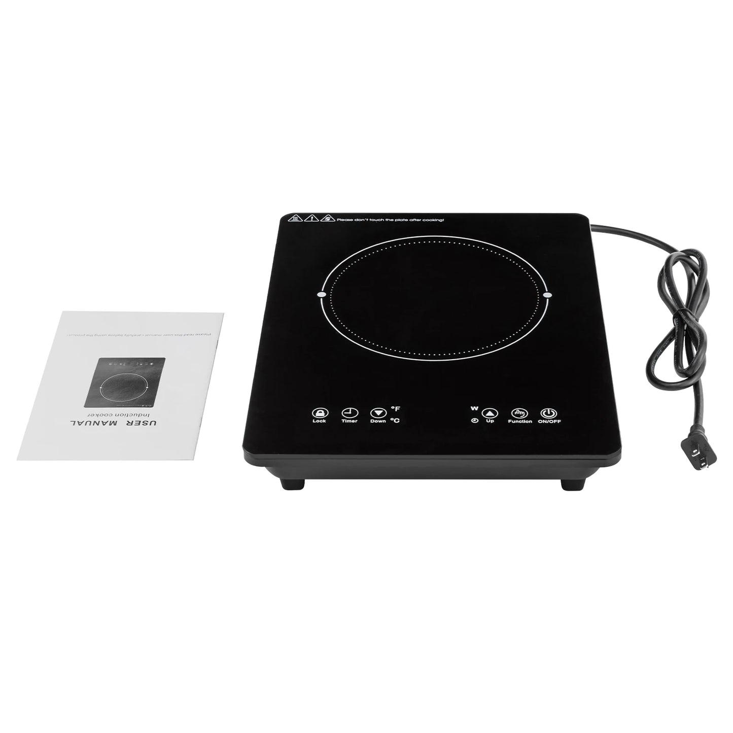 Sweetmile Portable Induction Cooktop – 1800W Sensor Touch Stove with Safety Lock