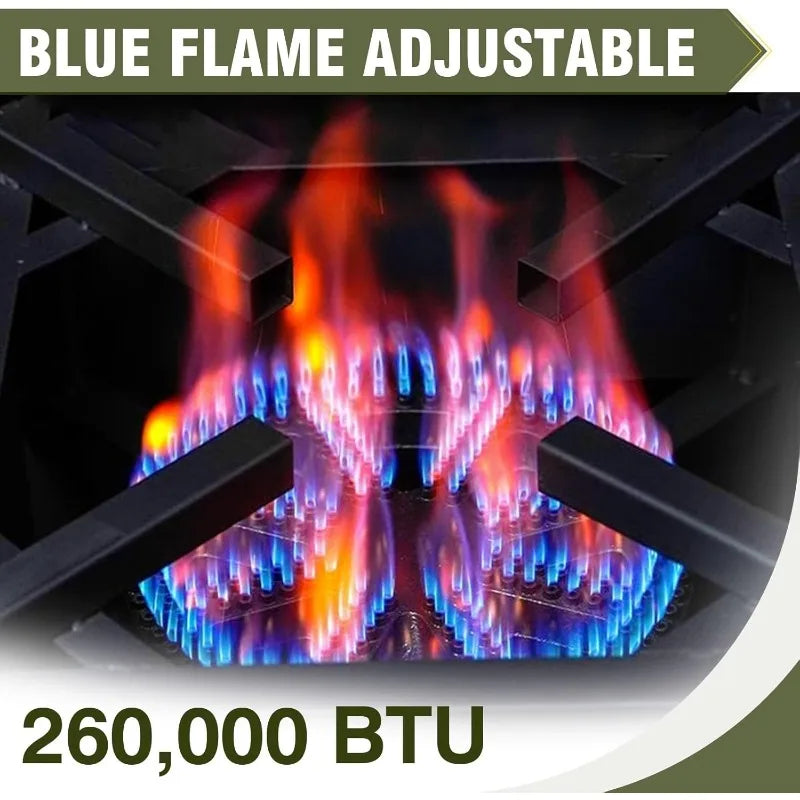 BESTFIRE 260,000 BTU Propane Gas Stove – High-Pressure Outdoor Burner for Cooking & Brewing