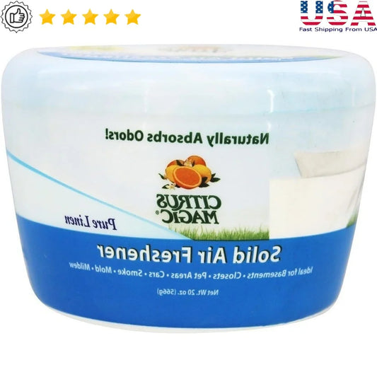 Solid Air Freshener & Odor Absorber – Long-Lasting Pure Linen Scent for Home, Car & Closet