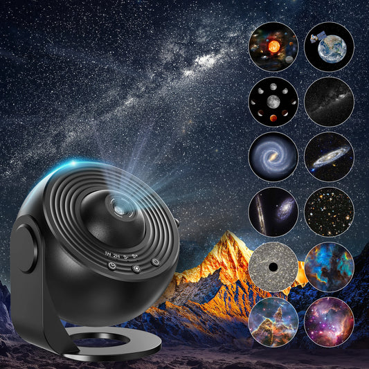 Star Projector – 13-in-1 Galaxy Planetarium with 360° Rotation, HD Image & Timerstar projector, galaxy projector, planetarium projector, bedroom night light, kids room decor, Christmas decor, birthday gift, 360 rotation pr