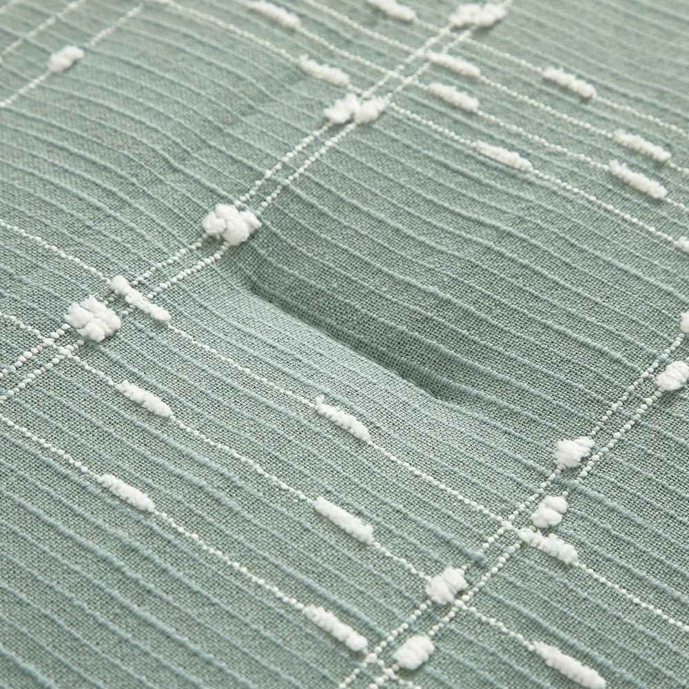 7 Piece Green Plaid Bed in a Bag Comforter Set with Sheets Queen Soft Breathable Hypoallergenic Bedding Ensemble Year Round