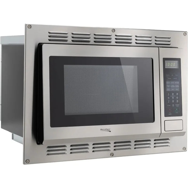 RecPro RV Convection Microwave – 1.1 cu. ft Stainless Steel 120V Appliance | Direct Replacement