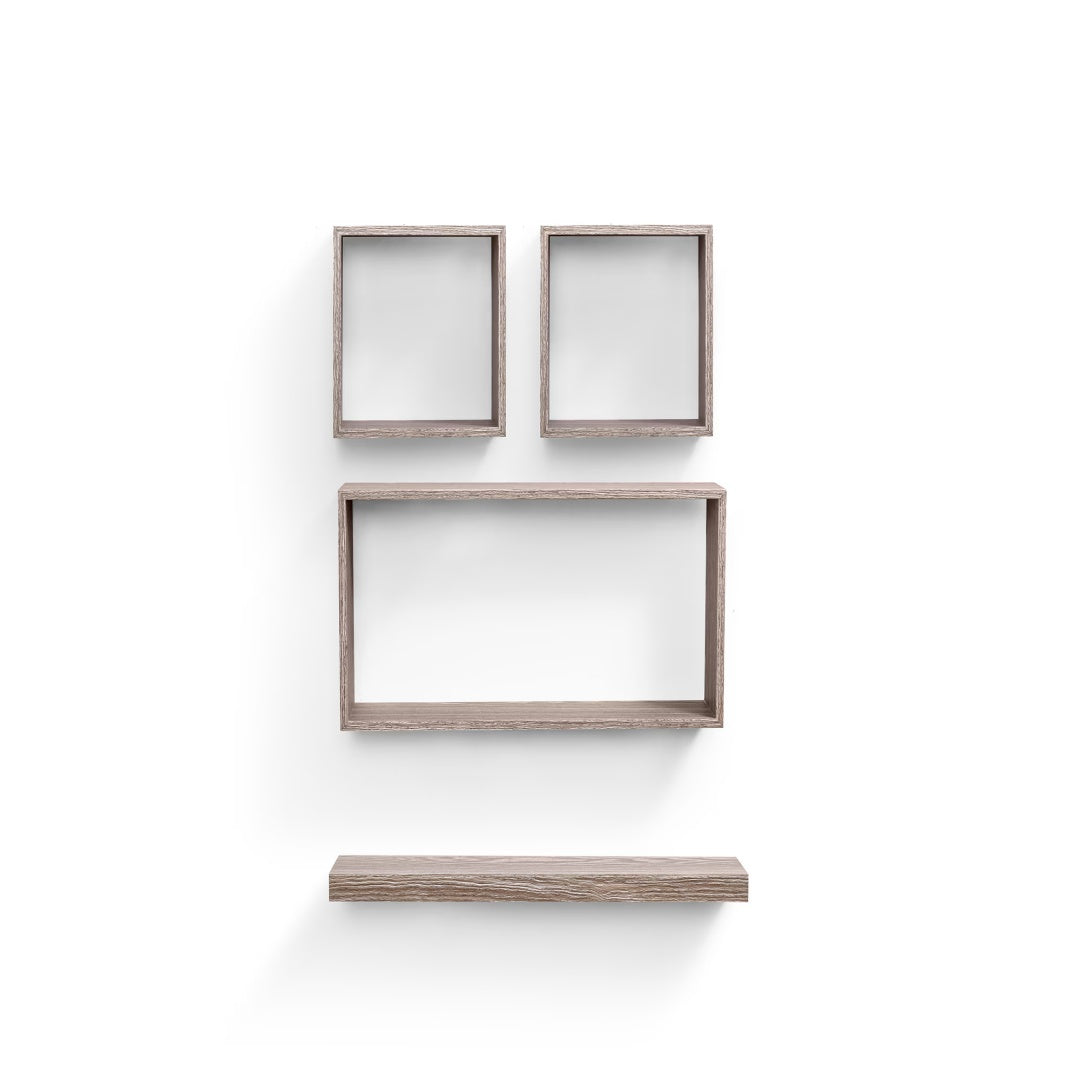Floating Shelves  17.72 Wall Mounted Wood Shelves For Bathroom, Bedroom, Living Room, Kitchen, Hanging Shelf For Books Storage Decor With Invisible Brackets, Maple