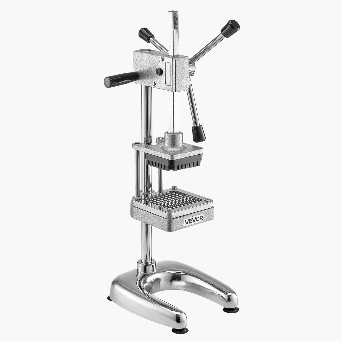 Commercial French Fry Cutter Stainless Steel Vegetable Chopper W/ 3 Blades