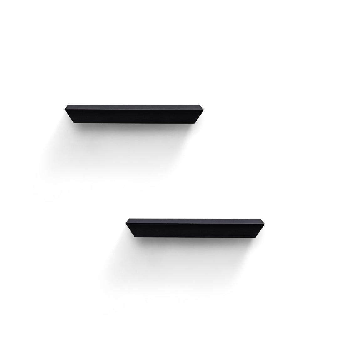 Floating Shelves  18.11 Wall Mounted Wood Shelves For Bathroom, Bedroom, Living Room, Kitchen, Hanging Shelf For Books  Storage  Decor With Invisible Brackets, Black
