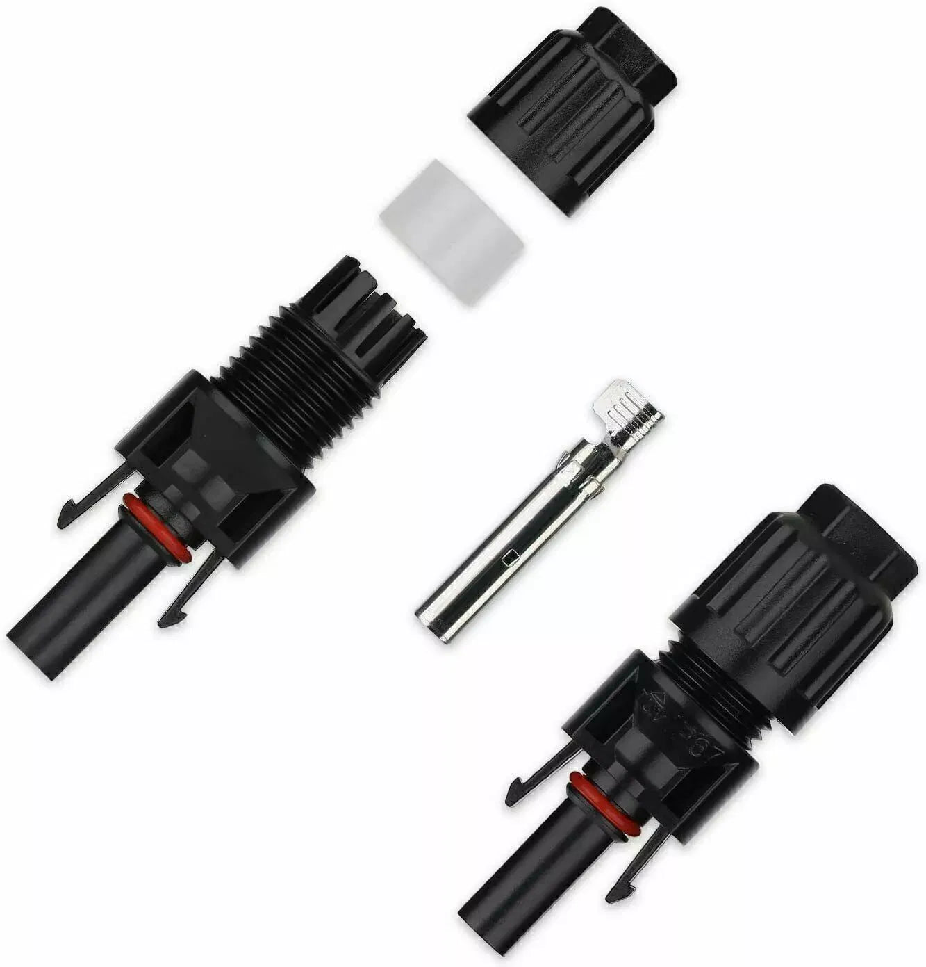 Male Female Solar Cable Connectors For DIY Solar Panel US