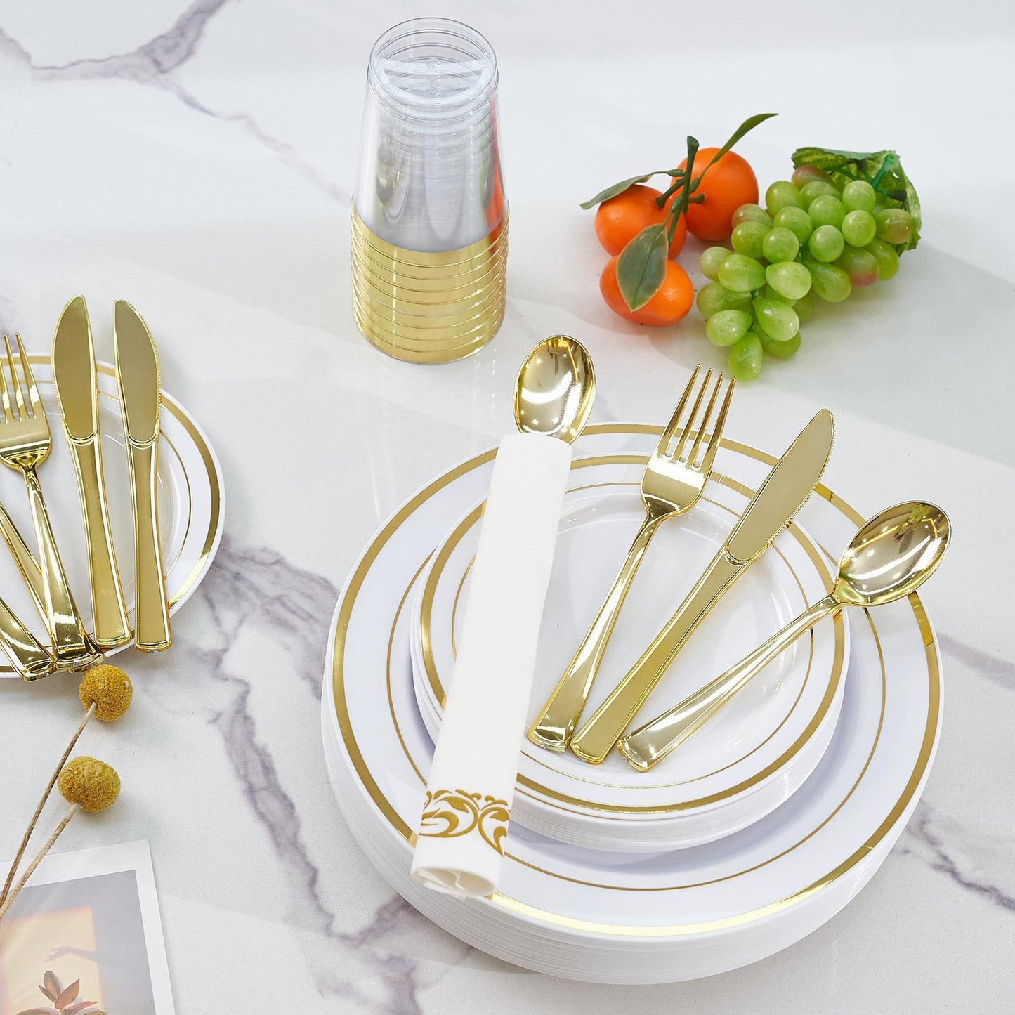 Plastic Cutlery Set Lightweight And Space-saving Eco-friendly And Simple Multifunctional