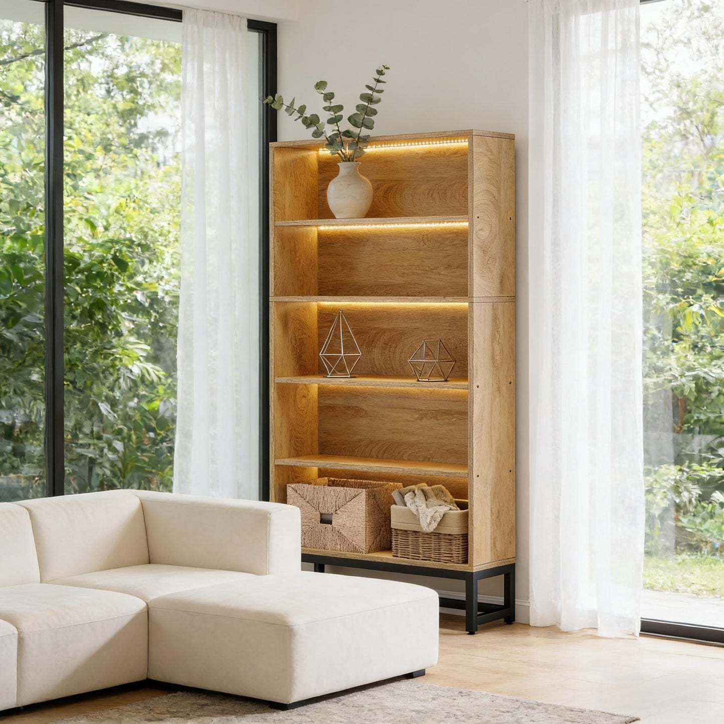 Spacious Display Organizer,Bookshelf