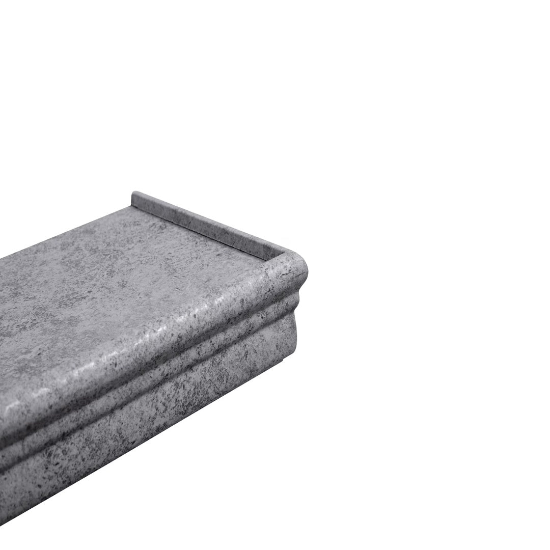Floating Shelves  23.6 Wall Mounted Wood Shelves For Bathroom, Bedroom, Living Room, Kitchen, Hanging Shelf For Books Storage Decor With Invisible Brackets, Gray