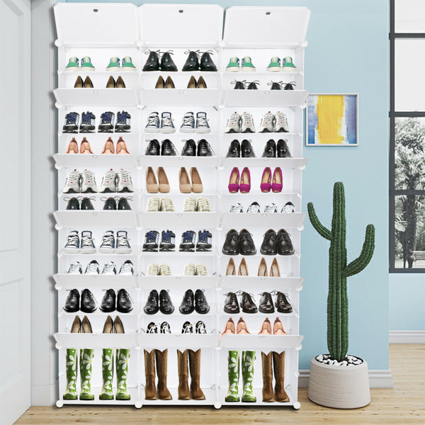 3 Rows, 12 Floors, 36 Grid Rubik's Cube Shoe Cabinet