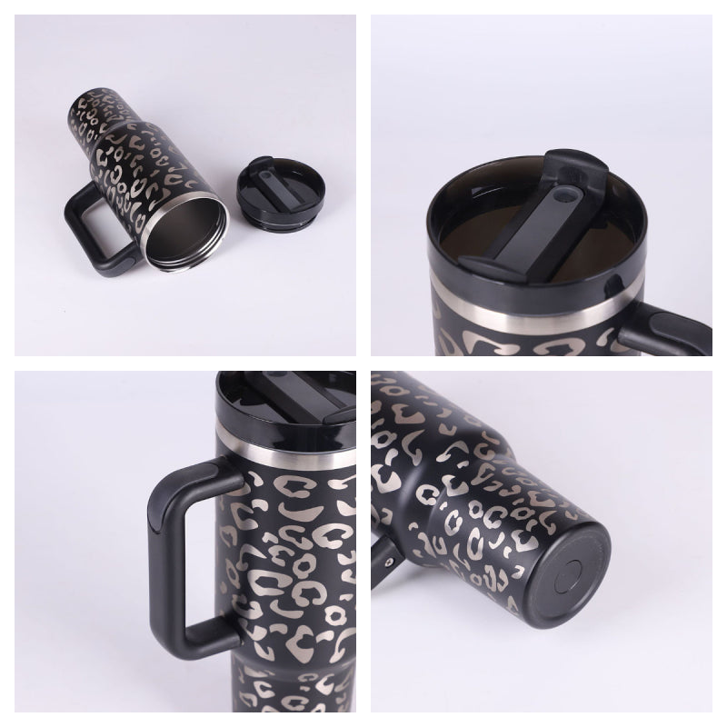 40oz Stainless Steel Insulated Tumbler – Spill-Proof Travel Mug