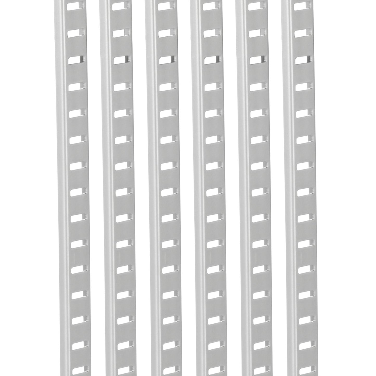 Shelf Track 36.3-inch 6 Pack Adjustable Steel Wall Mounted Shelf Pilaster