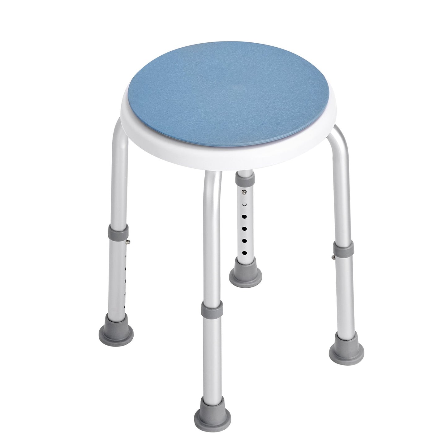 VEVOR Shower Chair For Inside Shower, 360 Degree Swivel Shower Seat, Adjustable Height Shower Stool, Non-Slip Bench Bathtub Seat Stool For Elderly Disabled Adults Handicap, 300 Lbs Capacity