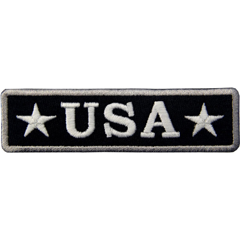 4 Pieces Embroidered USA Tactical Morale Fastener Hook&Loop Patch