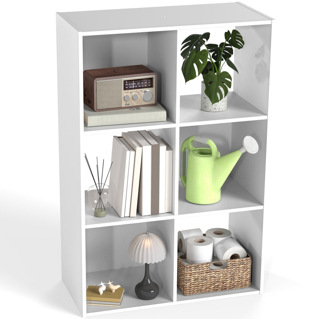 Cube Storage Organizer - Open Cube Bookshelf With Removable Back Panels, Display Storage Bookcase For Living Room, Bedroom, Entrance Hall