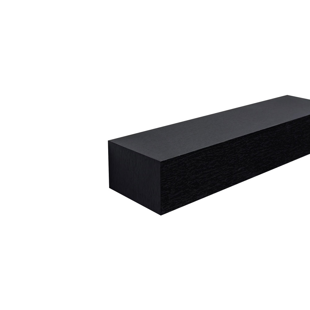 Floating Shelves  18.11 Wall Mounted Wood Shelves For Bathroom, Bedroom, Living Room, Kitchen, Hanging Shelf For Books Storage Decor With Invisible Brackets, Black