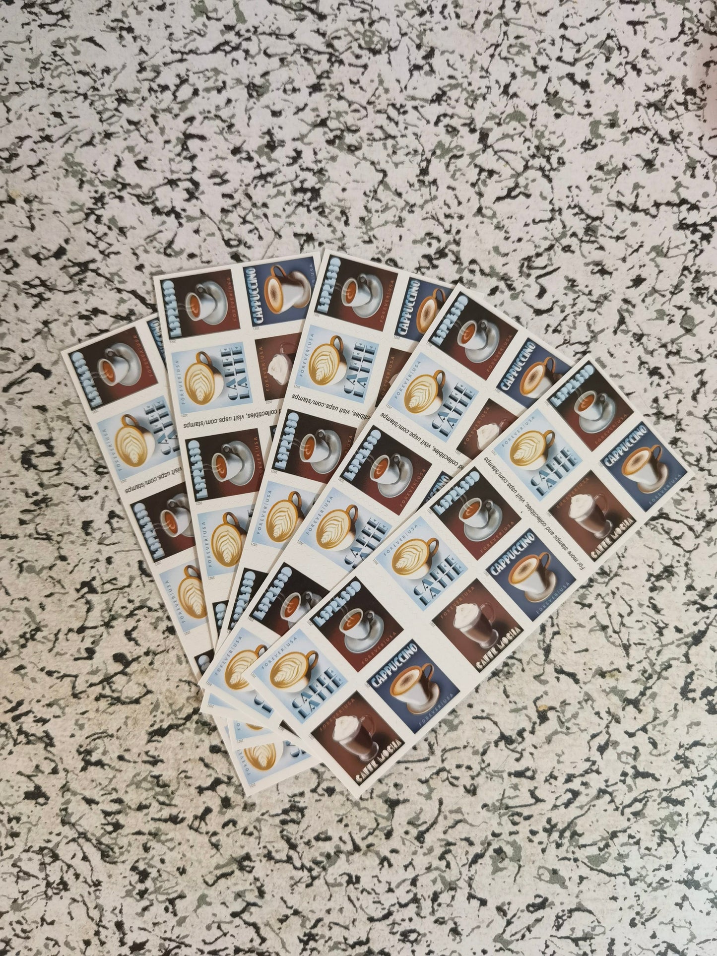 First-Class Rate U.S. STAMPS Espresso Drinks 1 0 0pcs FREE SHIPPING