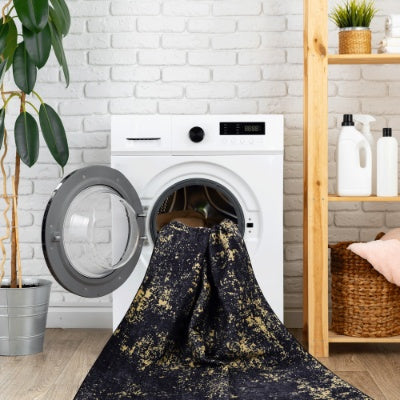 Luxury Washable 5x8 Area Rug – Non-Slip, Pet & Kid Friendly, Modern Low-Pile Carpet (Ships from USA)