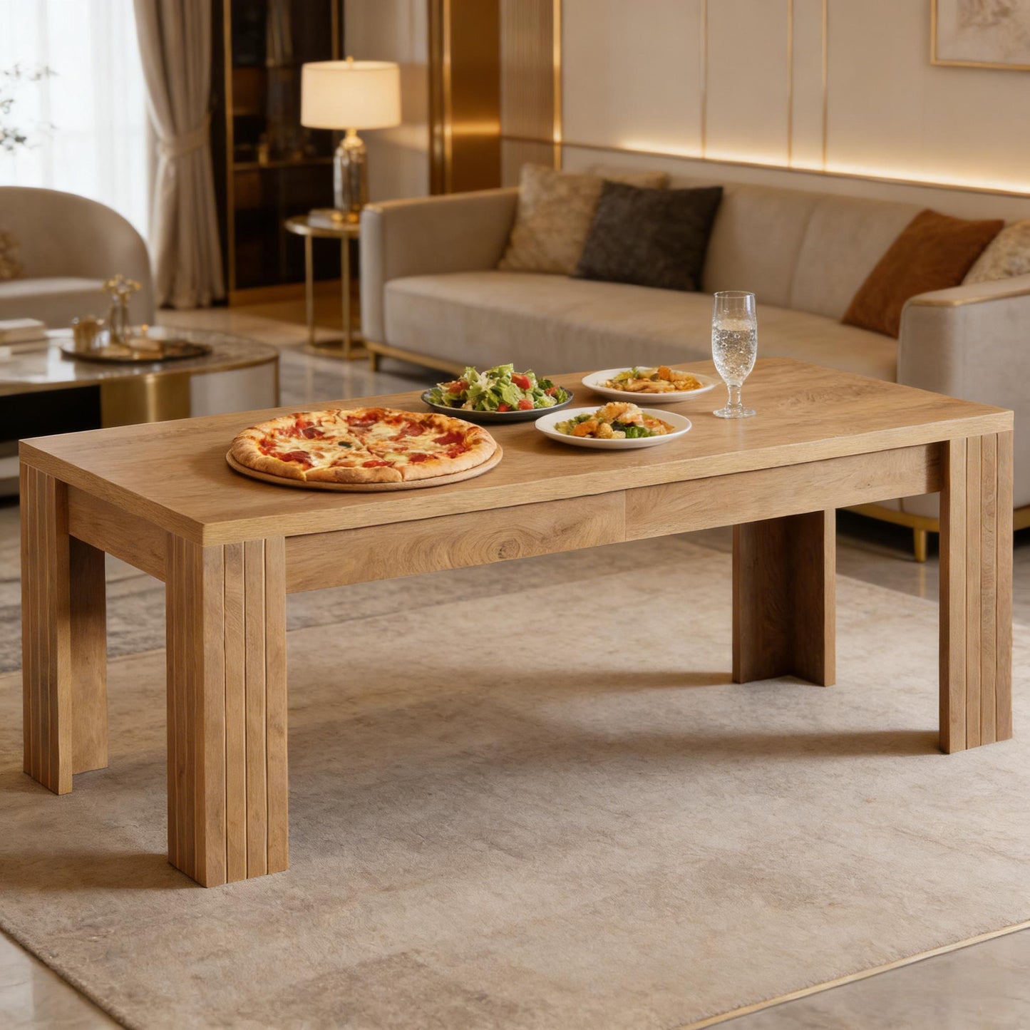 Generous Dinner Table,Kitchen Table,Home Office Desk Only Table